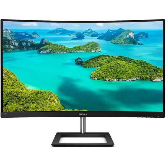 Philips – Écran de Gaming incurvé – Noir 4K 31,5 Zoll Noir