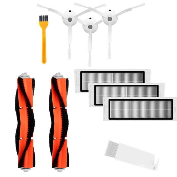 Accessoires Pour XIAOMI Mi Robot Robo 2 Rock S50 Pièces De Rechange Aspirateur 3 Brosse Latérale 3 Filtre HEPA 2 Brosse Principale 2