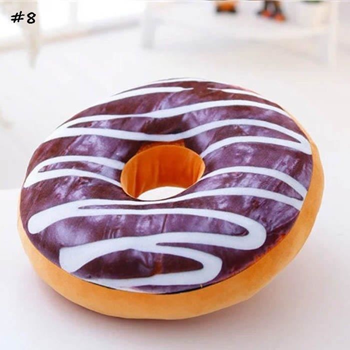 Housses Donut Peluche de coussin 40*40*12cm pour Oreiller de donut #8