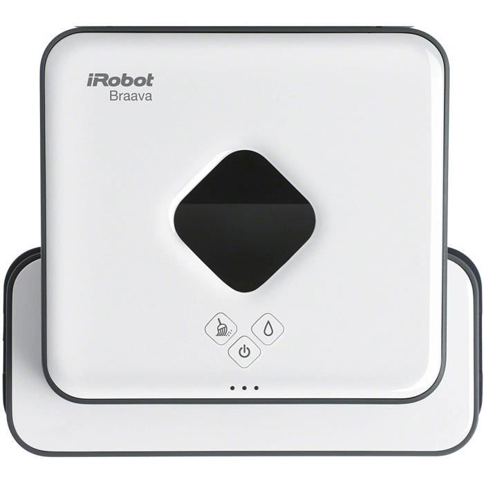 ASPIRATEUR BALAI iRobot Braava 390t robot laveur de sols pour plusieurs piegraveces et larges espaces silencieux572