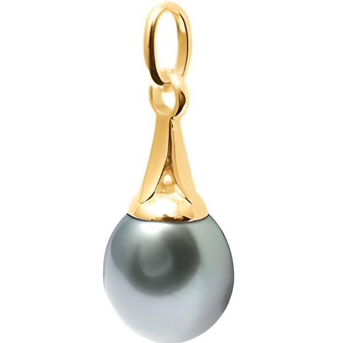 Pendentif Perle de Tahiti et Or Jaune 375/1000Blue Pearls