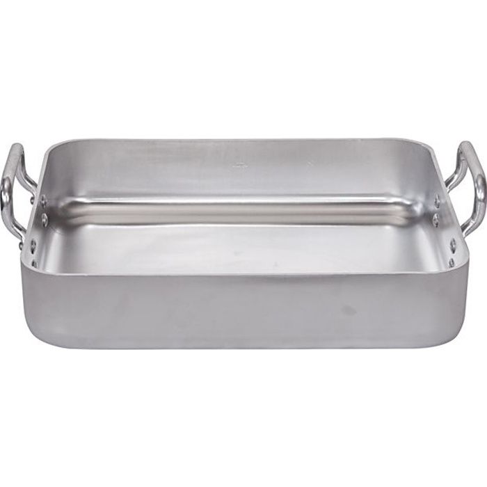 De Buyer - Plat à rotir Rectangulaire, 2 Anses