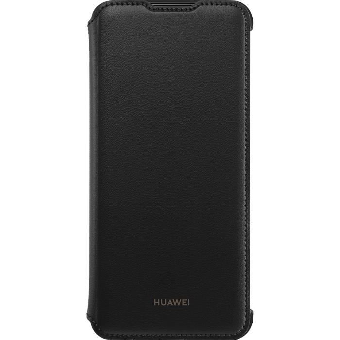 Huawei Flip Wallet Cover Black P smart