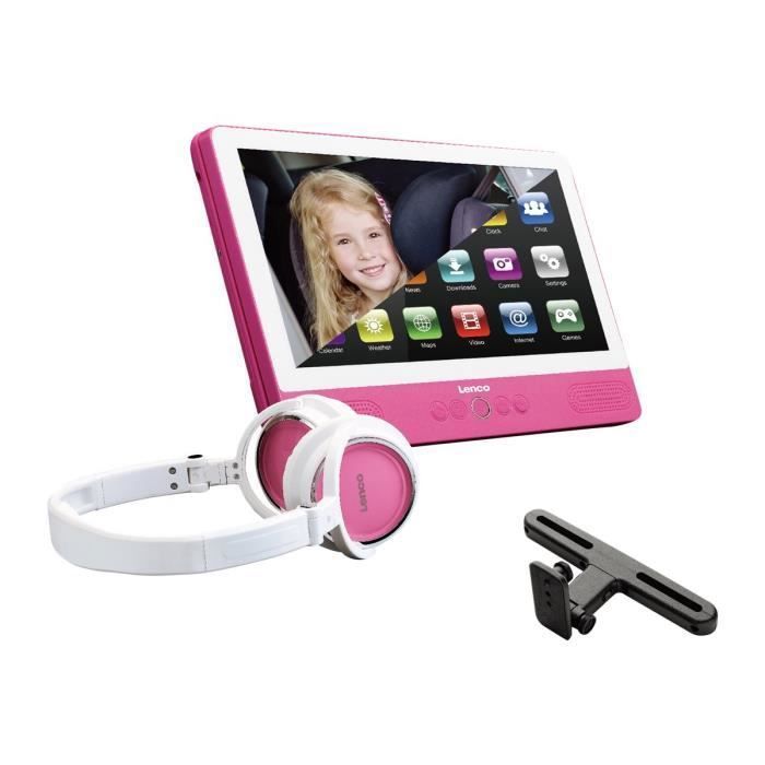 Lenco TDV-901 Lecteur DVD - écran LCD Android affichage 9 po externe