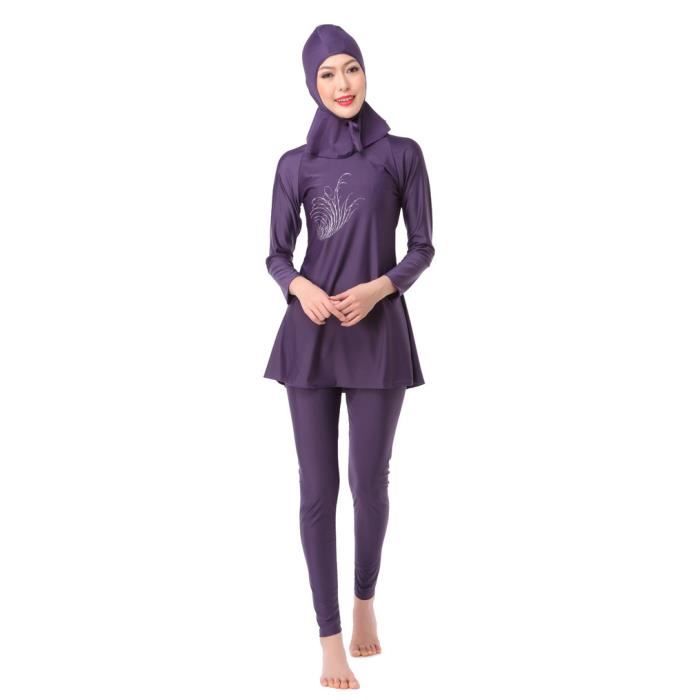 Arabe musulman maillot de bain femmes plage maillot de bain plus taille islamique modérée couverture natation maillot de bain
