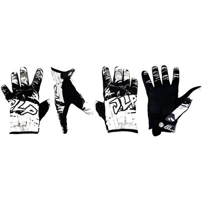 GANTS ENFANT MOTO CROSS QUAD VTT BMX ENFANT BLANC JLP RACING TAILLE 10 12 ANS