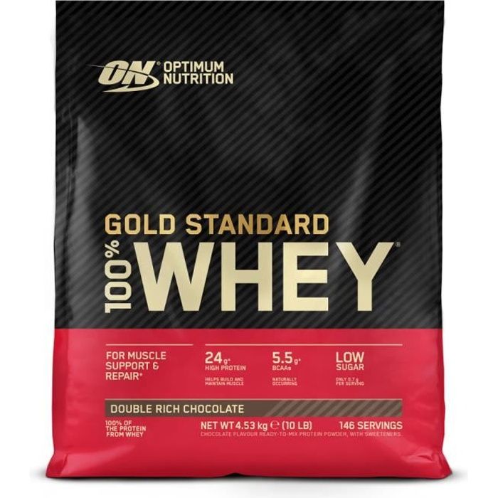 Whey protéine Gold Standard 100% Whey - Double Rich Chocolate 4530g