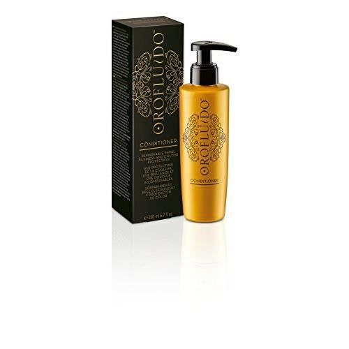 OROFLUIDO Conditioner Après-Shampoing Brillance Protection Couleur Huile d'Argan pour Cheveux Ternes, 200ml