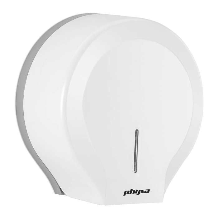 Dérouleur de papier toilette WC Physa FOGGIA WHITE (plastique ABS rouleaux géants système de verrouillage clé inclus)