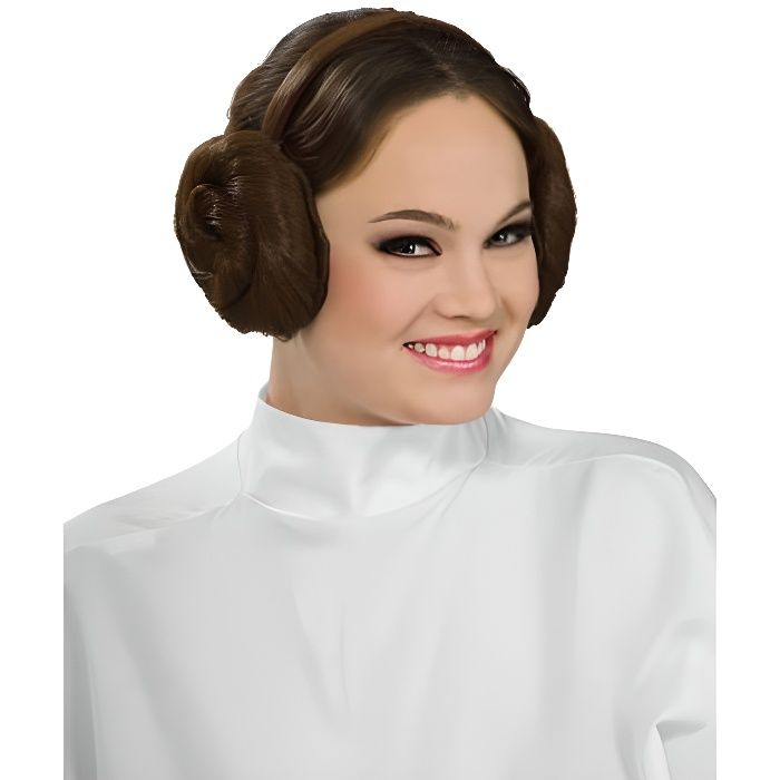 Coiffure princesse Leia Organa Star Wars™ femme