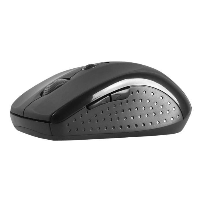 Tracer Blaster II Souris optique 6 boutons sans fil 2.4 GHz récepteur sans fil USB noir