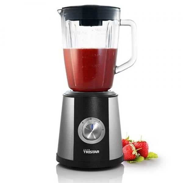 TRISTAR Blender avec bol en verre 1,5L - 500W