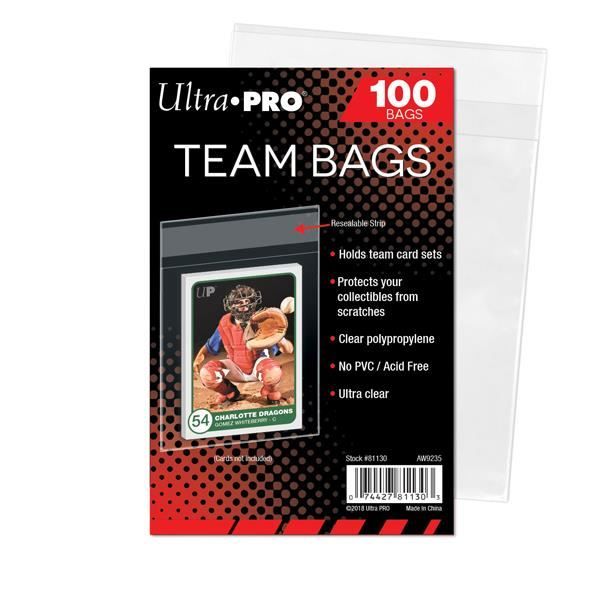 Team Bags - Resealable Sleeves (100 Bags) Ultra PRO
