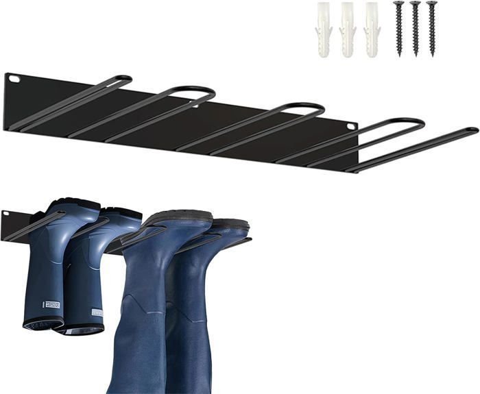 Lot De 2 Sacs De Rangement Pour Bottes Corkwaw - Anti-poussière, Fermeture éclair, Transport Facile - Noir