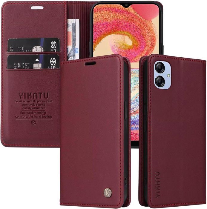 Coque Cuir PU Pour Honor 400 - Housse Rabat Avec 3 Fentes Cartes, Support Intégré Et Fermeture Magnétique