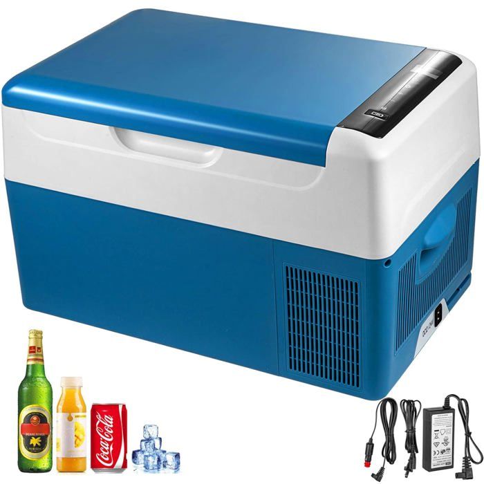 Glacière électrique Voiture 7.5L 12V - Réfrigérateur Portable Silencieux, Mode Refroidissement Et Chauffage
