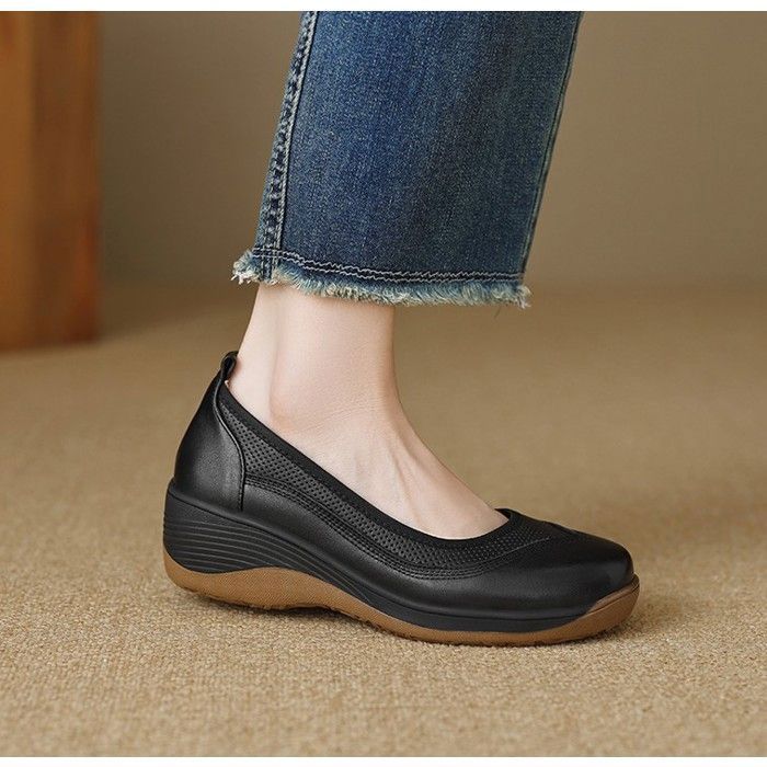 ECELEN Chaussures à Talon Compensé à Enfiler pour Femme – Design