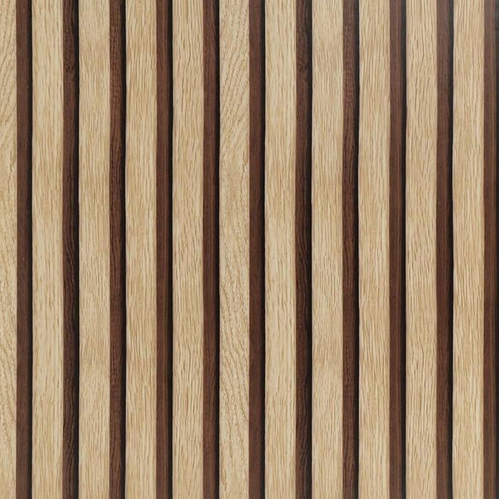 Papier Peint Mo rne aspect bois 44cmx3m Auto Adhesif Panneaux muraux en bois Amovible Vinyle Marron Rayures 44 x 305 cm