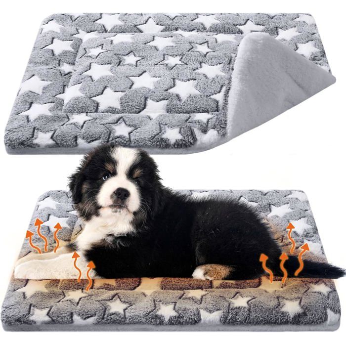 Couverture pour chien - Panier pour chat - Coussin pour chat - Tapis auto-chauffant pour chat - Réfléchit chaleur corporel
