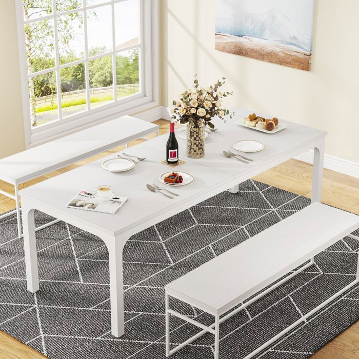 Table à manger - LITTLE TREE - Little Tree - 200x70x75 cm - Rectangulaire - Bois massif