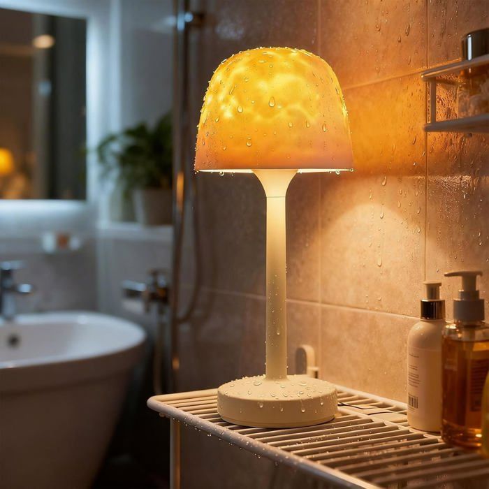 Lampe sans fil étanche rechargeable tactile 16 couleurs changeantes projecteur et abat-jour intérieure ou extérieure