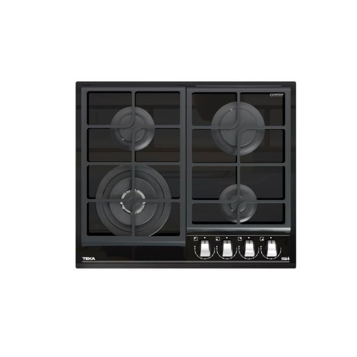 Plaque de cuisson à gaz Teka GZC 64320 XBC BK (E4) 60cm 4 foyers
