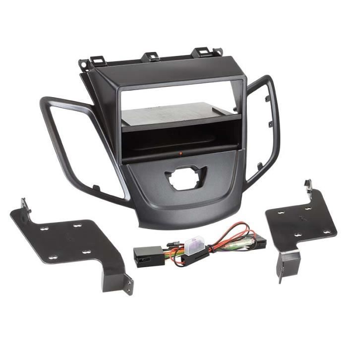 Adaptateur de façade 2-DIN Inbay® pour Ford Fiesta 2008 > noir