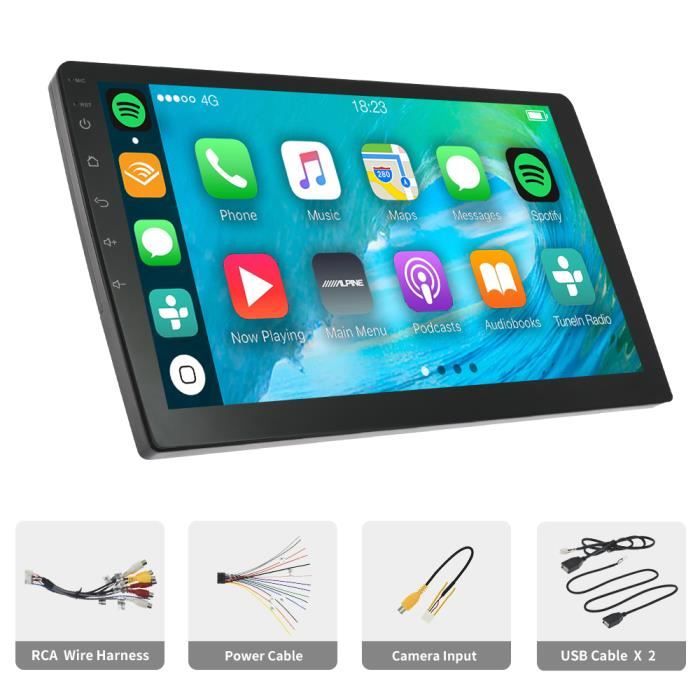 Autoradio Vidéo Lecteur Multimédia Android Auto+CarPlay 9