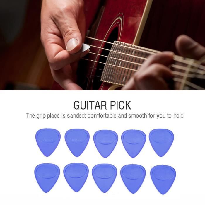 5 Médiators De Guitare En Métal - Forme Larme, Alliage De Zinc, épaisseur 1,5-2,5 Mm | Pour Guitare électrique, Basse, Acoustique, Avec Trou Pour Chaîne
