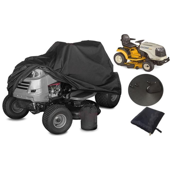 Housse De Protection Pour Robot Tondeuse - Tissu Oxford 210D, Taille 94 X 63,5 X 46 Cm, Anti-poussière, Eau Et Soleil - 6