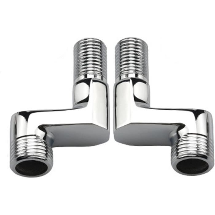 Adaptateur D'angle Pour Robinet De Douche | Acier Inoxydable étanche | Rotation 360° | Installation Murale