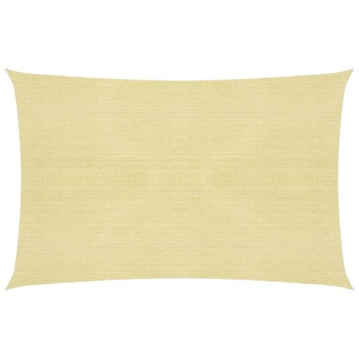 Voile toile dombrage parasol 160 g/m² PEHD 25 x 4 m beige 02_0008955