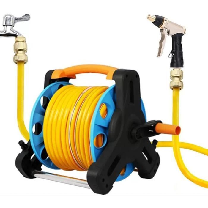 Tuyau Arrosage Chariot Enrouleur VONROC Avec Tuyau 20m - Complet Avec Pistolet, Buses Et Raccords - Arrosage Facile Enrouleur Extérieur Pratique Tuyau Arrosage Chariot Enrouleur VONROC Avec Tuyau 20m - Complet Avec Pistolet, Buses Et Raccords - Arrosage Facile Enrouleur Extérieur Pratique