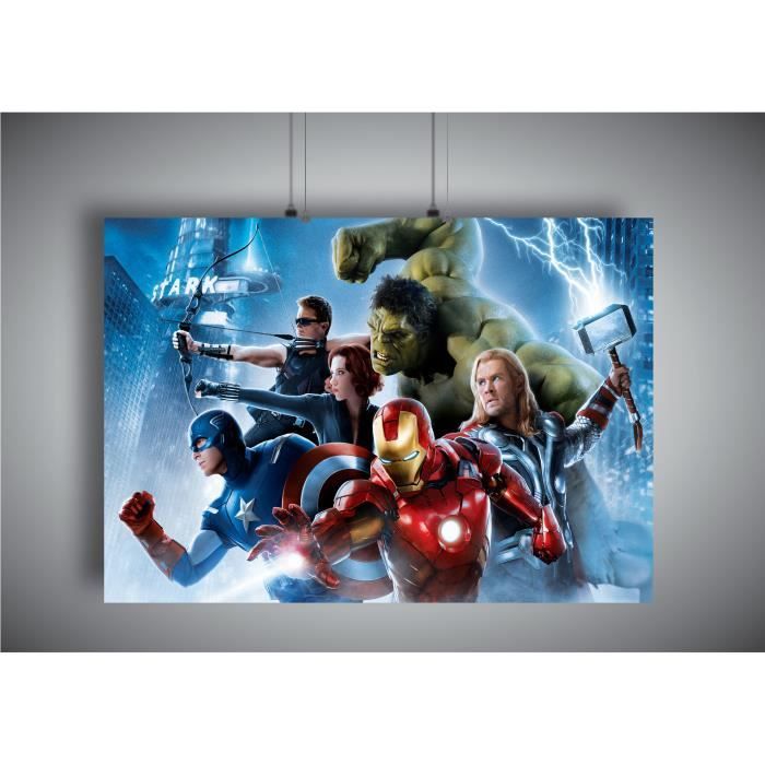 Poster THE AVENGERS SUPER HEROS THE AGE OF ULTRON Art - A4 (21x29,7cm)