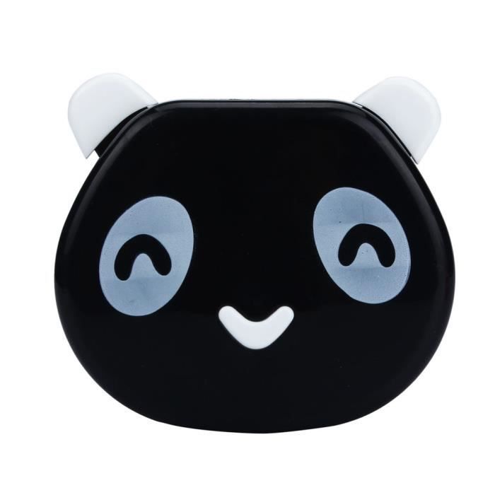 Cartoon Panda Couleur De Sucrerie De Lentilles De Contact Boite Cas Pour Les Yeux Kit D Entretien Bk Llh50919324bk 1904 Noir Achat Vente Lentilles De Contact Cdiscount