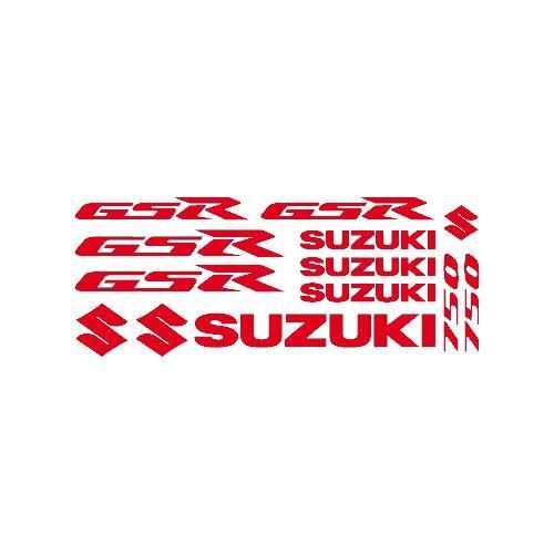 Stickers Suzuki Gsr 750 Ref: MOTO-139 Rouge