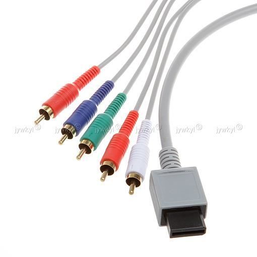 Câble AV Composante YUV Y/Pr/Pb pour Nintendo Wii HD Haute Définition