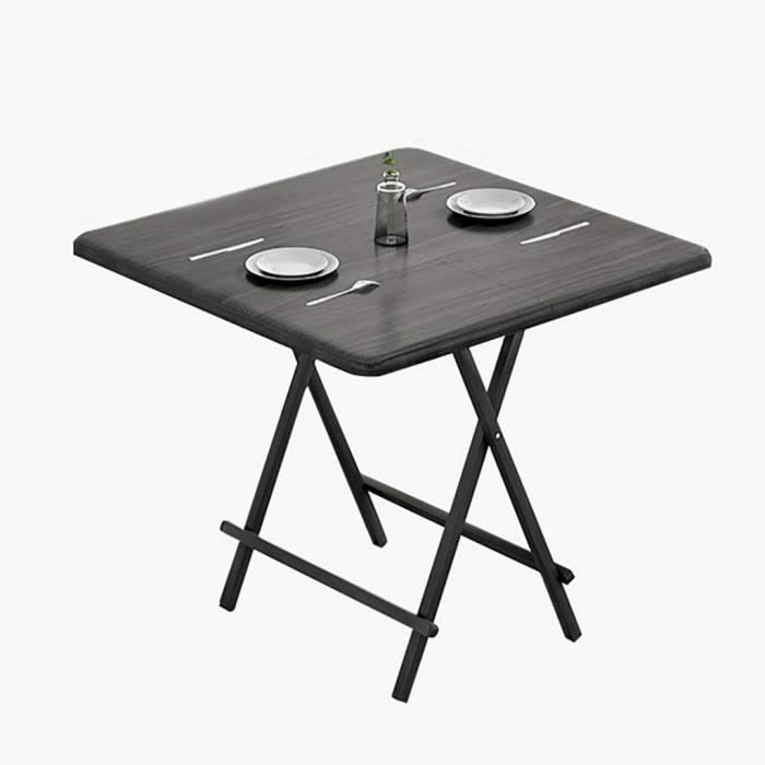 Table pliante, table à manger carrée pour la maison, une petite table