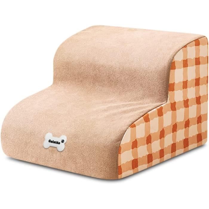 Escalier 3 Marches Pour Chien - Hauteur 30 Cm, Housse Lavable Antidérapante, Pour Accéder Au Canapé Ou Lit (petit/moyen Chien)