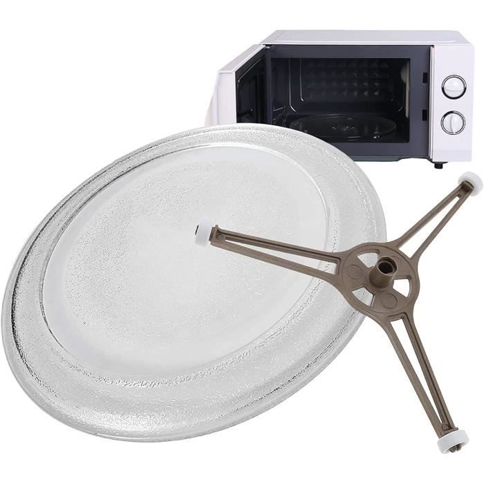 Plateau en verre for microondes 24,5 cm9,6" Kits de remplacement de plaque tournante for micro