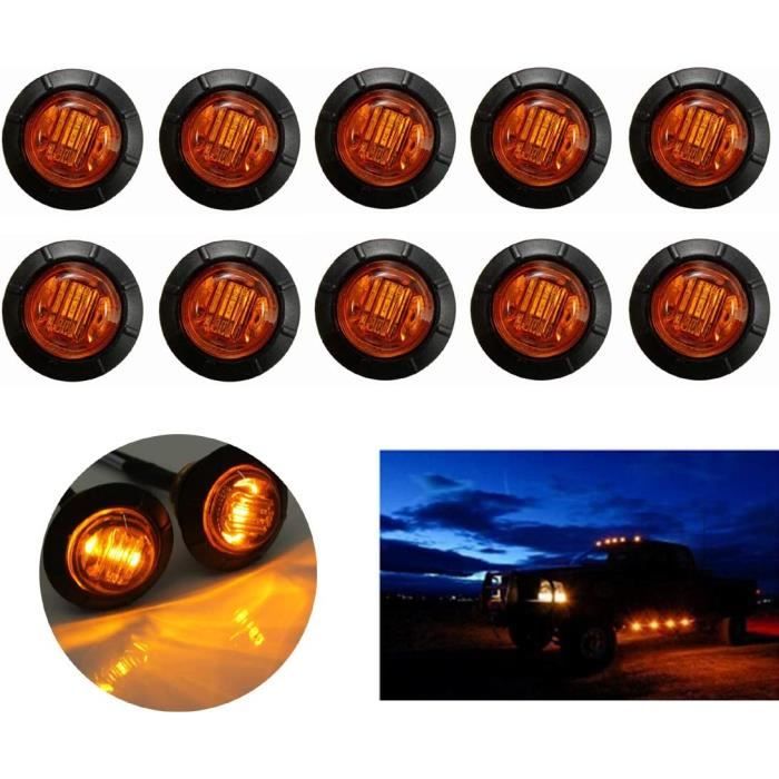 Feux de Gabarit Latéraux, Feux De Côté 3 LED 3-4