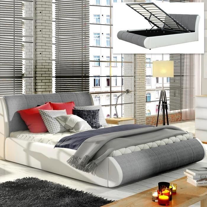 Lit Coffre 160x200 Payez En 4x Soldes Cdiscount