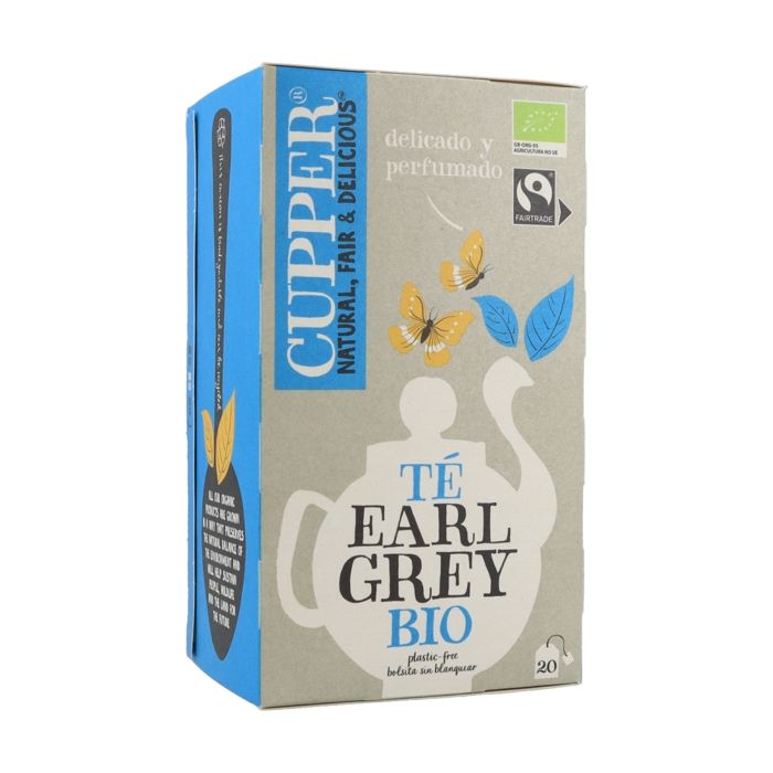 CUPPER Infusion thé noir classique Earl Grey Bio 20 sachets infuseurs — free download