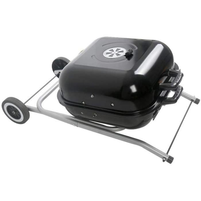 Barbecue Portable à Charbon avec Grille Rotative - Ciel & terre Commerce Barbecue Portable à Charbon avec Grille Rotative - Ciel & terre Commerce