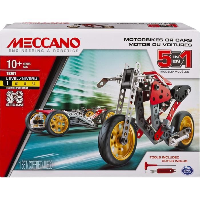 Meccano metal construction set on sale
