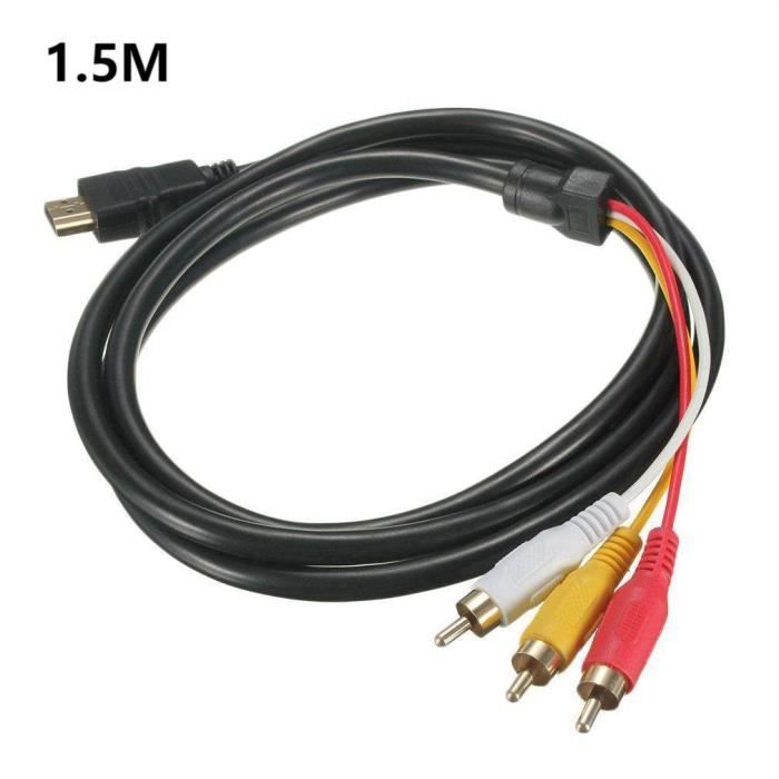 Av To Hdmi HDMI To RCA Cable, Candle2017 HDMI Male To
