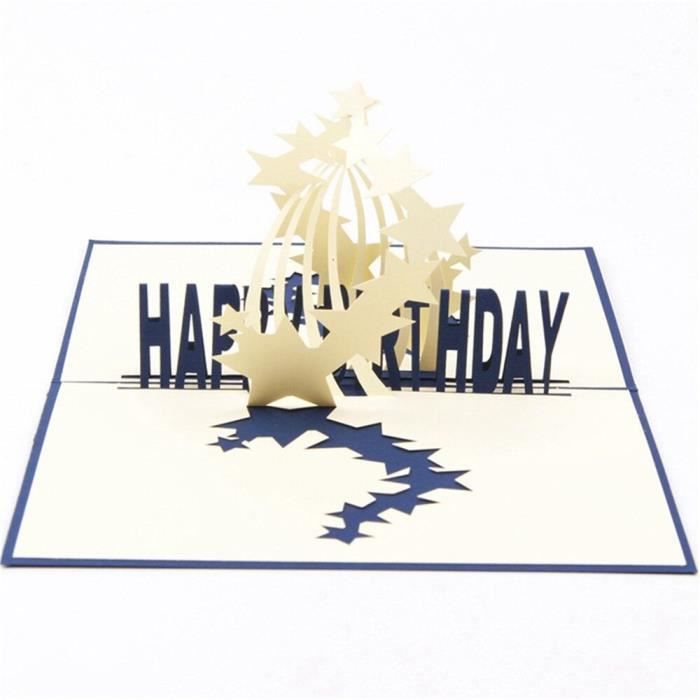 Correspondance Carte Pop Up D Anniversaire En 3d Carte Cadeau Joyeux Birthay Pour Bebe Invitation De Mariage Type F Cdiscount Beaux Arts Et Loisirs Creatifs