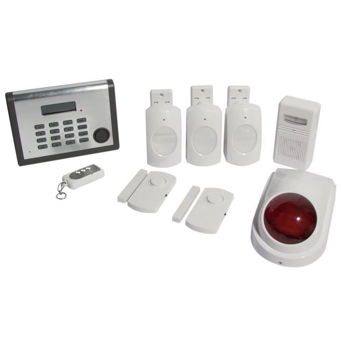 Kit alarme sans fil avec transmetteur téléphonique - Alarme maison iProtect