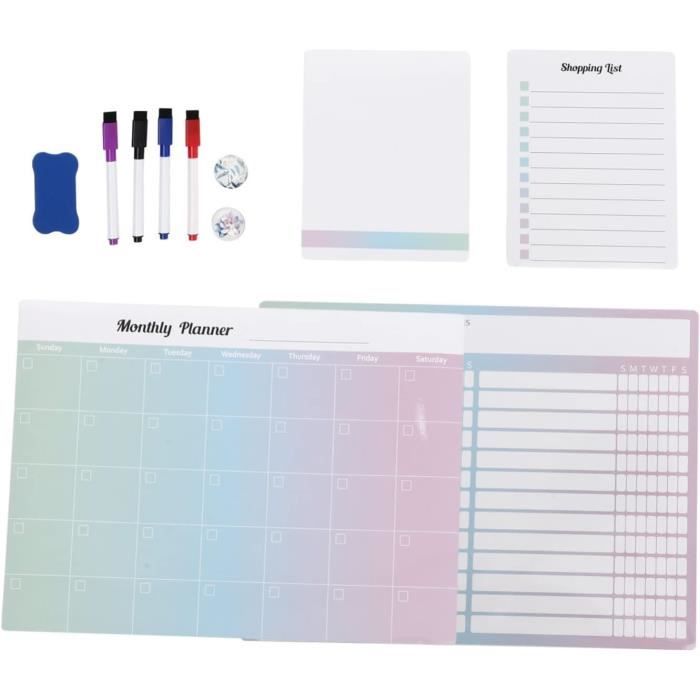 Tableau de corvée magnétique pour enfants, outils de TDAH, liste de