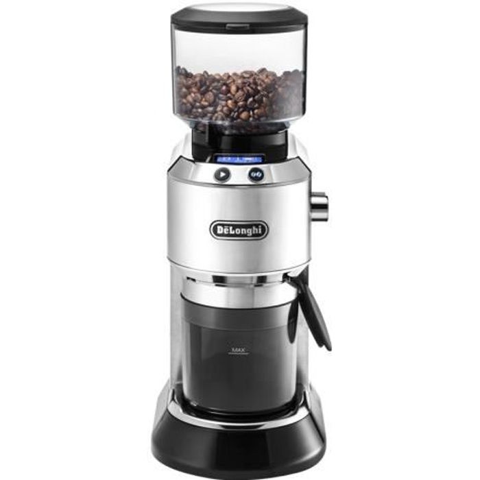 Moulin à café DELONGHI Dedica KG 521.M - 150W - 18 tailles de mouture - Acier inoxydable